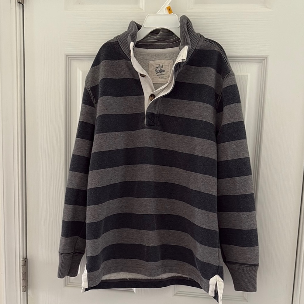 Mini Boden Striped Pullover